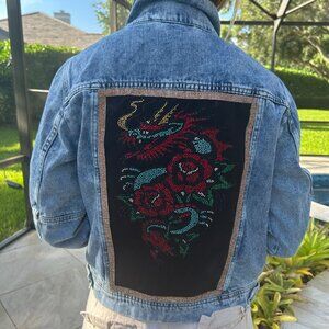 Upscaled32 - Ed Hardy inspired Vintage Denim Jacket